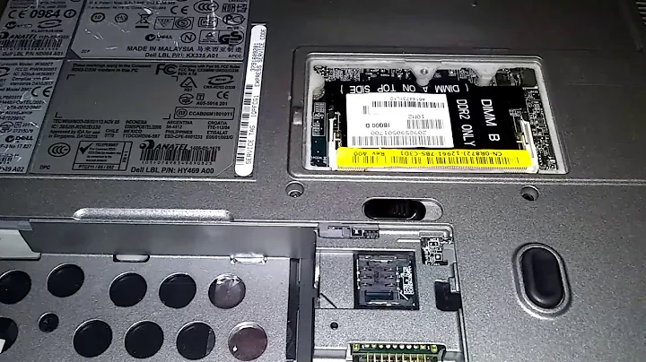 How-to Replace/Upgrade Memory/Ram Dell Latitude d620 d630 d820, Nervous Nick