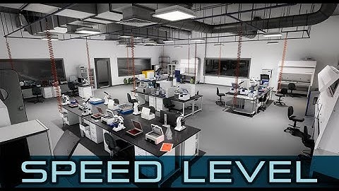 Virus Laboratory | SPEED LEVEL design | FPS | Unreal Engine 4