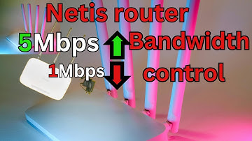 Bandwidth Control in Netis Router