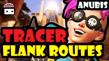 Overwatch - Tracer Flank Routes Guide (Temple of Anubis)
