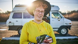 Queer witch Lives Full Time Van Life for 2 years in a rebuilt class B camper van!!