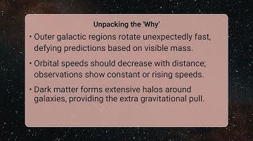 What Is The Discrepancy In Galactic Mass Distribution?
