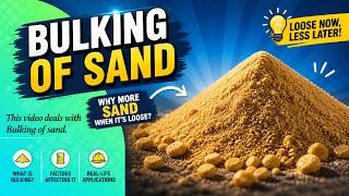 Bulking of Sand // Bulking of Fine Aggregate //