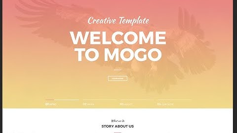 Mogo phd  to html using bootstrap part #1 (one)full responsive website...