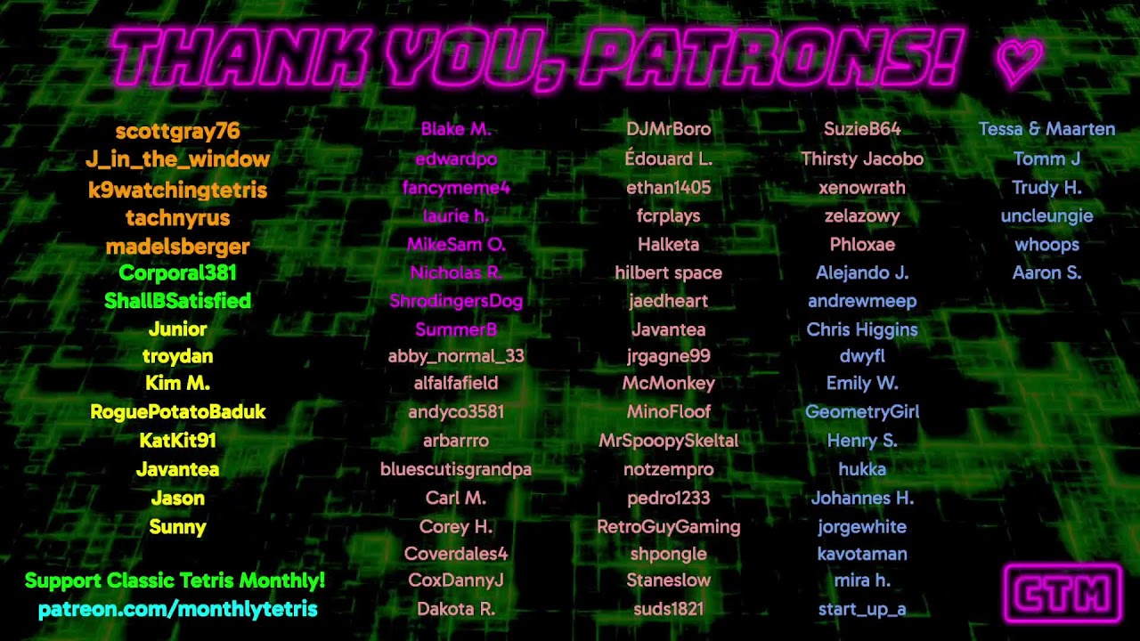 MASTERS JANUARY 2026 | TUGI COBRA NIGHT DANV SIDNEV | TOP 16 | CLASSIC TETRIS MONTHLY
