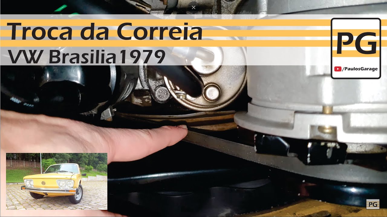 Troca da Correia - VW Brasilia 1979 - [4K]
