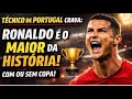 Técnico de Portugal crava: Ronaldo é o MAIOR da história com ou sem Copa #futebol #cristianoronaldo 