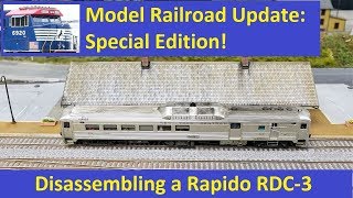 Full MRUV Special Edition: Disassembly of a Rapido RDC-3 Update