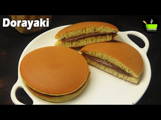 Dorayaki Recipe | How to make fluffy and soft Dorayaki | Doraemon Pancakes | Japanese Pancake Recipe | She Cooks