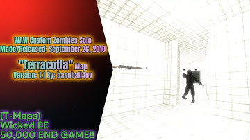 WAW Custom Zombies Solo▐ "Terracotta" Map Completed
