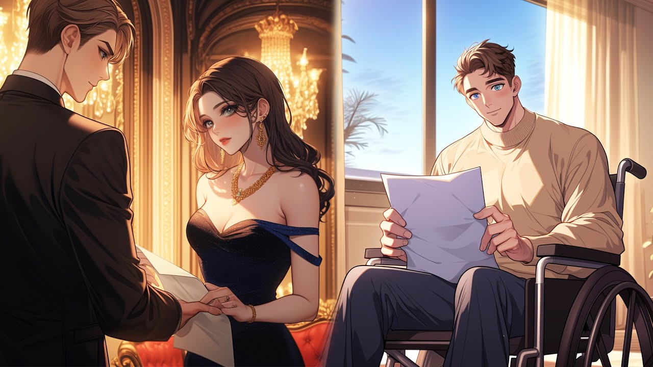 She gave me divorce file for her returned FL, unexpected I cheerfully stood up from wheelchair