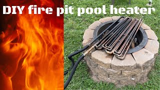 fire pit pool heater upgrade