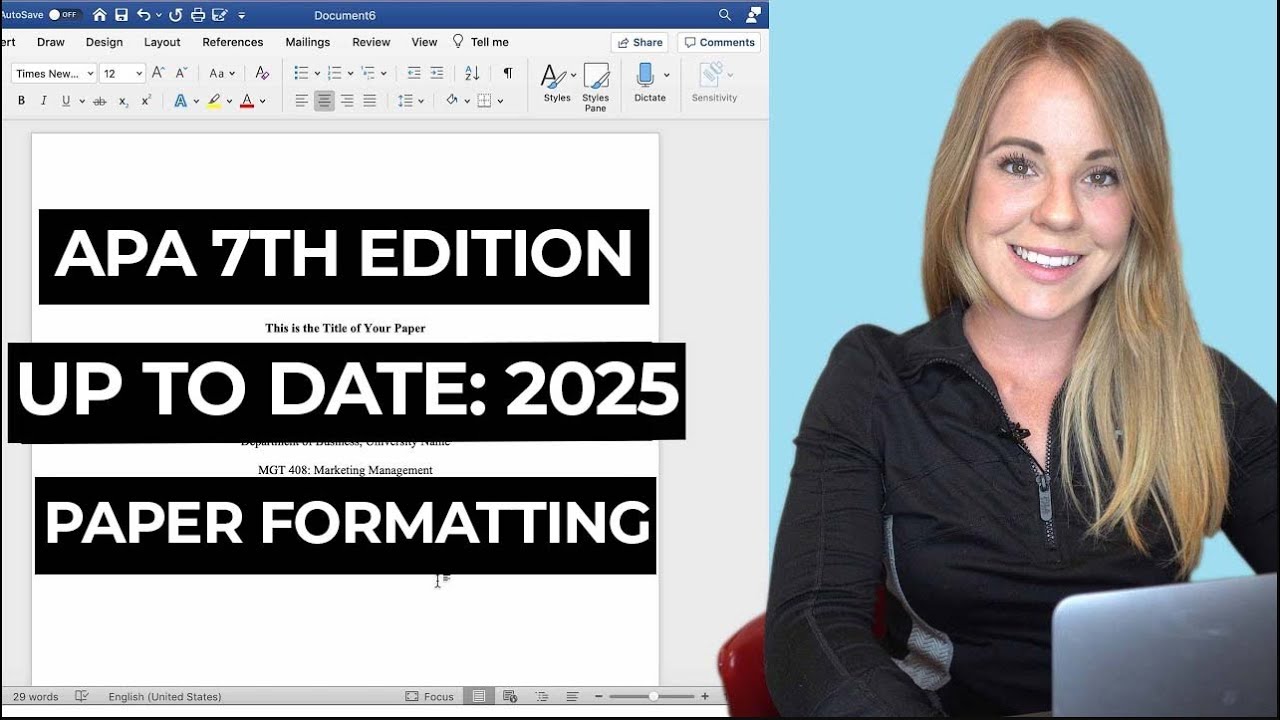 How To Format Your Paper In Apa Style In 2022