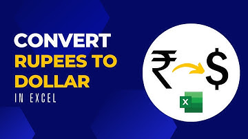 Rupees to Dollar conversion in Excel #excel  #shorts   #advanceexcel