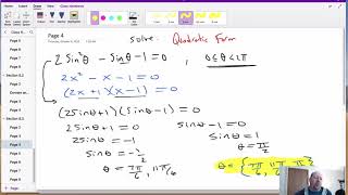 Math 1149 Section 8.3 Solving Trig Equations   Part 2