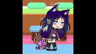 *GACHA FART!!* Luna the wolf giantess farts on leah the cat 