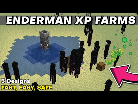 Minecraft Enderman XP Farm 1.20.2 - BEST DESIGN 