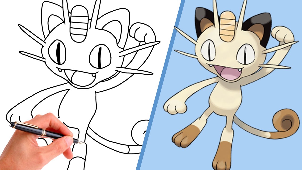 Drawing my favorite normka type: meowth :)))) #pokemon