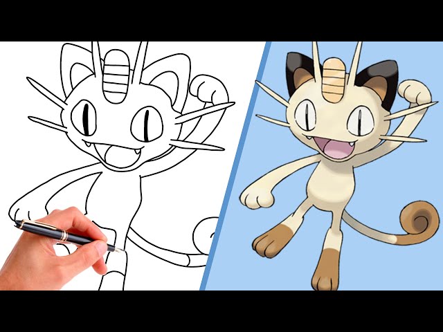 Drawing my favorite normka type: meowth :)))) #pokemon