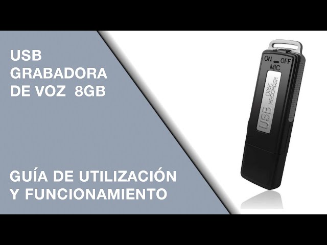 Grabadora Voz Espia USB SK12 GoGo Electronics 8GB