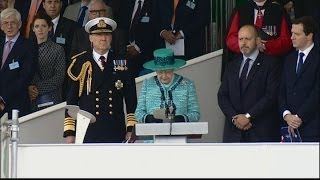 queen names new aircraft carrier hms queen elizabeth