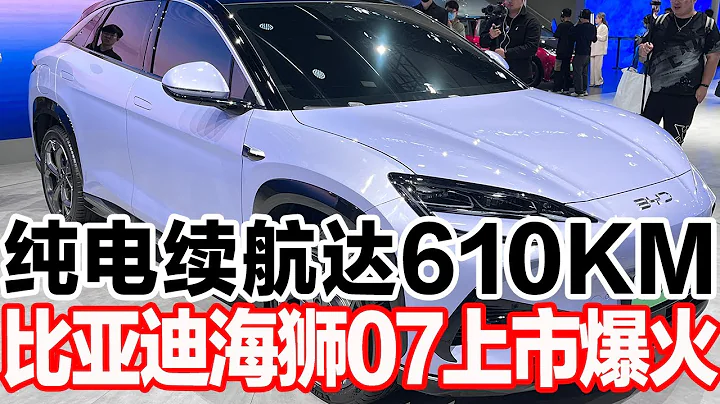 純電續航達610KM，比亞迪海獅07上市爆火 - 天天要聞