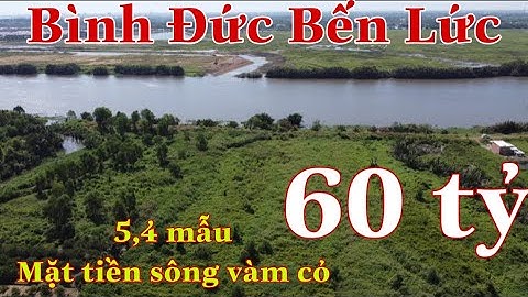 Tập 12 Vlog Nhà Đất Chính Chủ 5,4 Mẫu Đất Mặt Tiền Sông Vàm Cỏ Bình Đức Bến Lức Long An