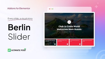How to Use Berlin Slider Widget by Ultimate Post Kit in Elementor  | Elementor Page Builder