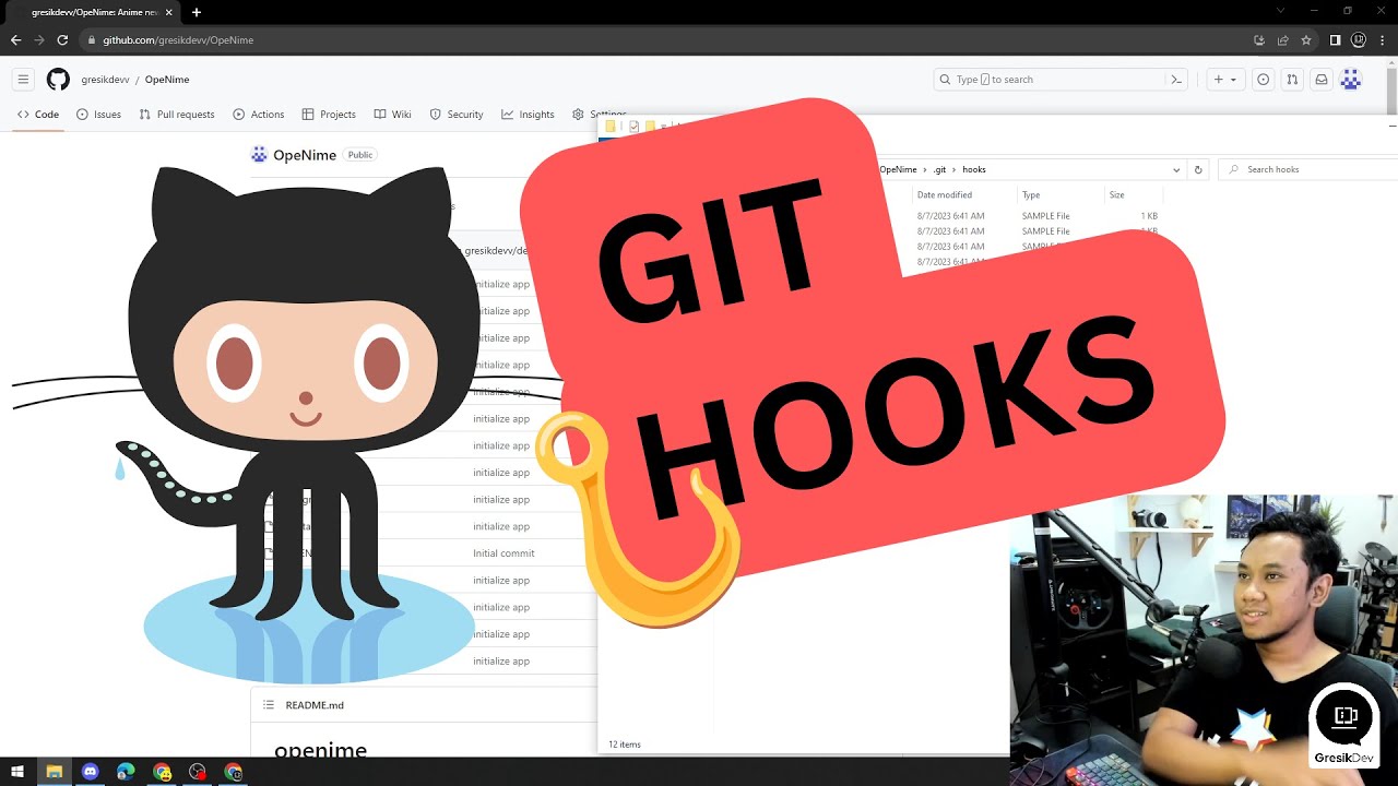 Eksplorasi Git Hooks untuk pengembangan aplikasi mobile - YouTube
