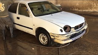 رشيت الكرلا لون مميز ما راح تصدقون كيف طلع لونها | تجديد كورولا 98 | Corolla renovation 98