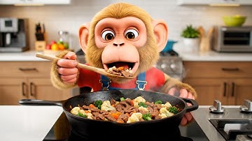 Monkey NaNa Rebuilds a Bridge After the Storm to Save the Cauliflower Harvest! – NANA MONKEY LIFE