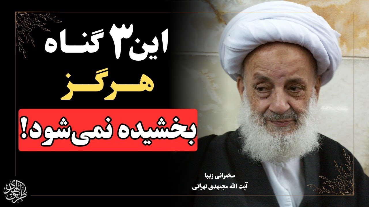 سه کاری که خدا هیچکس را مجاز به انجامش نکرد! سخنرانی اخلاقی آیت الله مجتهدی تهرانی 