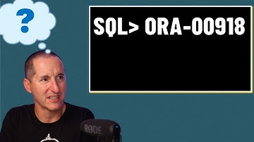 Why you are getting "ORA-00918: column ambiguously defined"