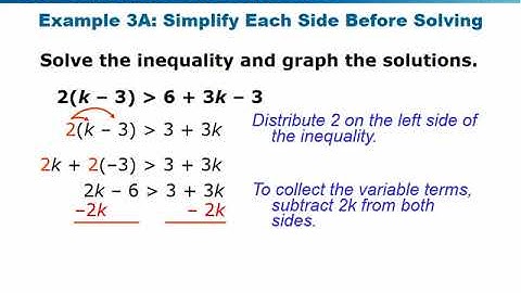 Algebra 1.5: Solving Inequalities with Variables on Both Sides Lesson Video