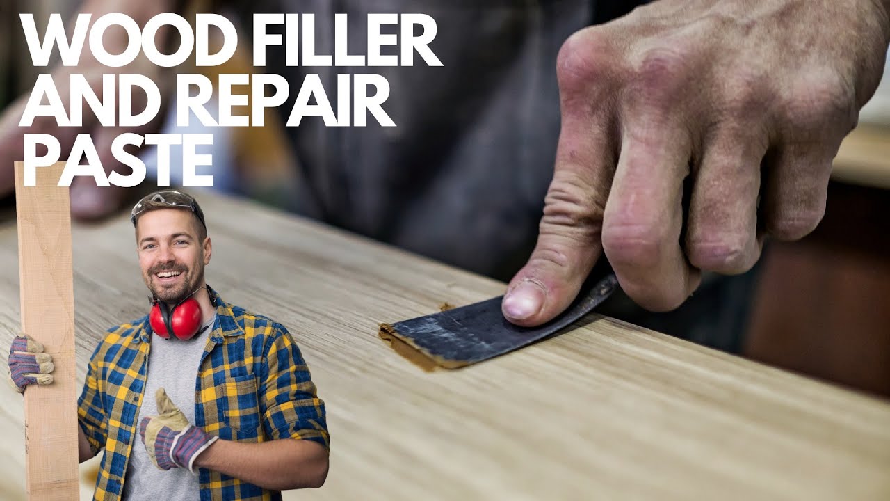 Interior and Exterior Wood Filler and repair Paste for cracks, voids