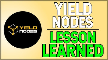 Yield Nodes COMPLETELY CHANGES! Lesson Learned - Take PROFITS!