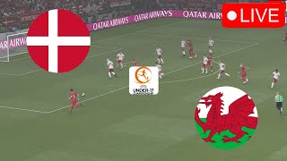 Denmark U-17 vs Wales U-17🔴LIVE European Under-17 Championship 2024 Video Game Simulation