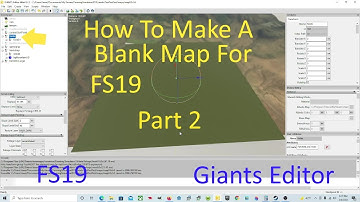 Giants Editor How To Make A Blank Map For Map Making FS19 Part 2 Starter Map Tutorial Giants Editor