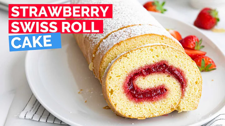 Strawberry Swiss Roll Cake Recipe