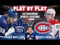 🏒 LIVE: Toronto Maple Leafs vs Montreal Canadiens NHL Play by Play &amp; Reactions!