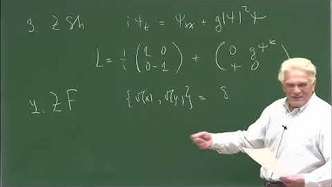 Prof. Ludvig Faddeev | Using the formalism of inverse problem in the theory of integrable models