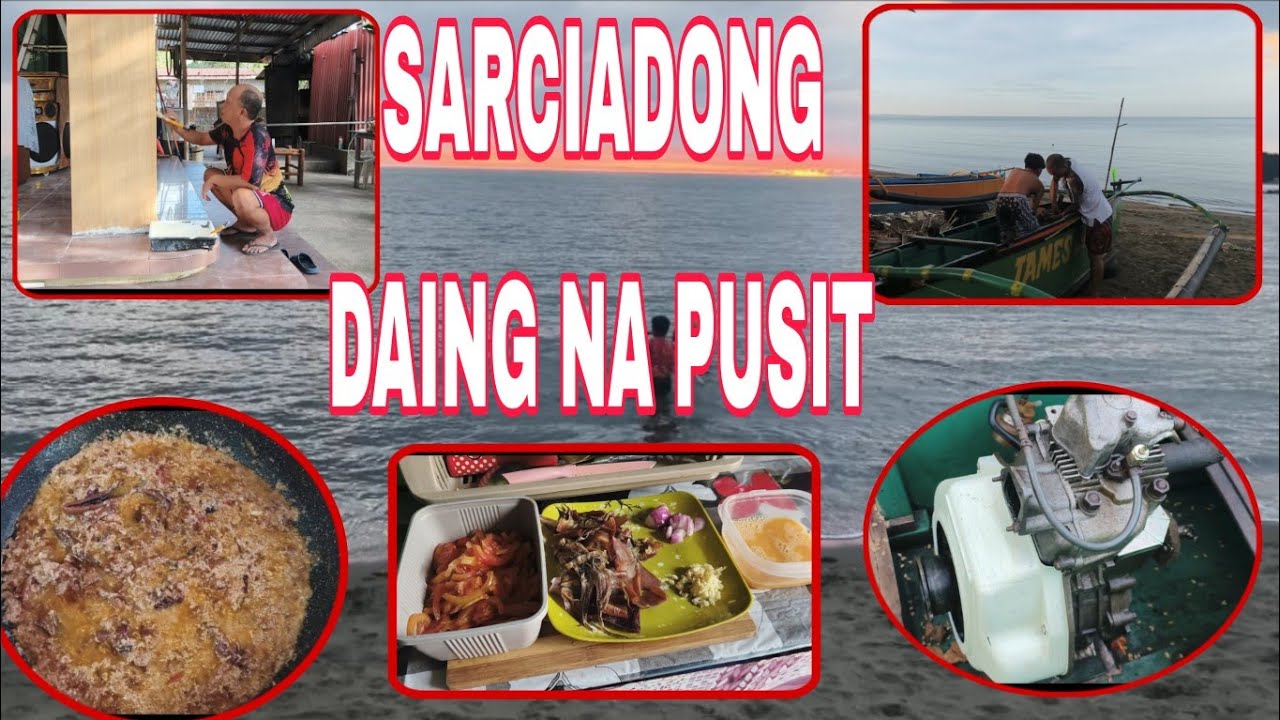 KINABIT NA ANG MAKINA NG BANGKA NI TITO DEO | SARCIADONG DAING NA PUSIT