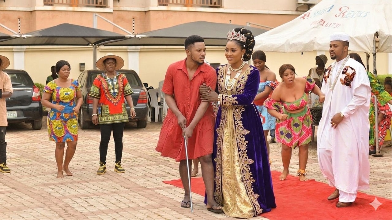 LA PRINCESSE IGNORA SON RICHE FIANCÉ ET PRÉFÉRA ÊTRE AVEC LE PAUVRE MENDIANT AVEUGLE.