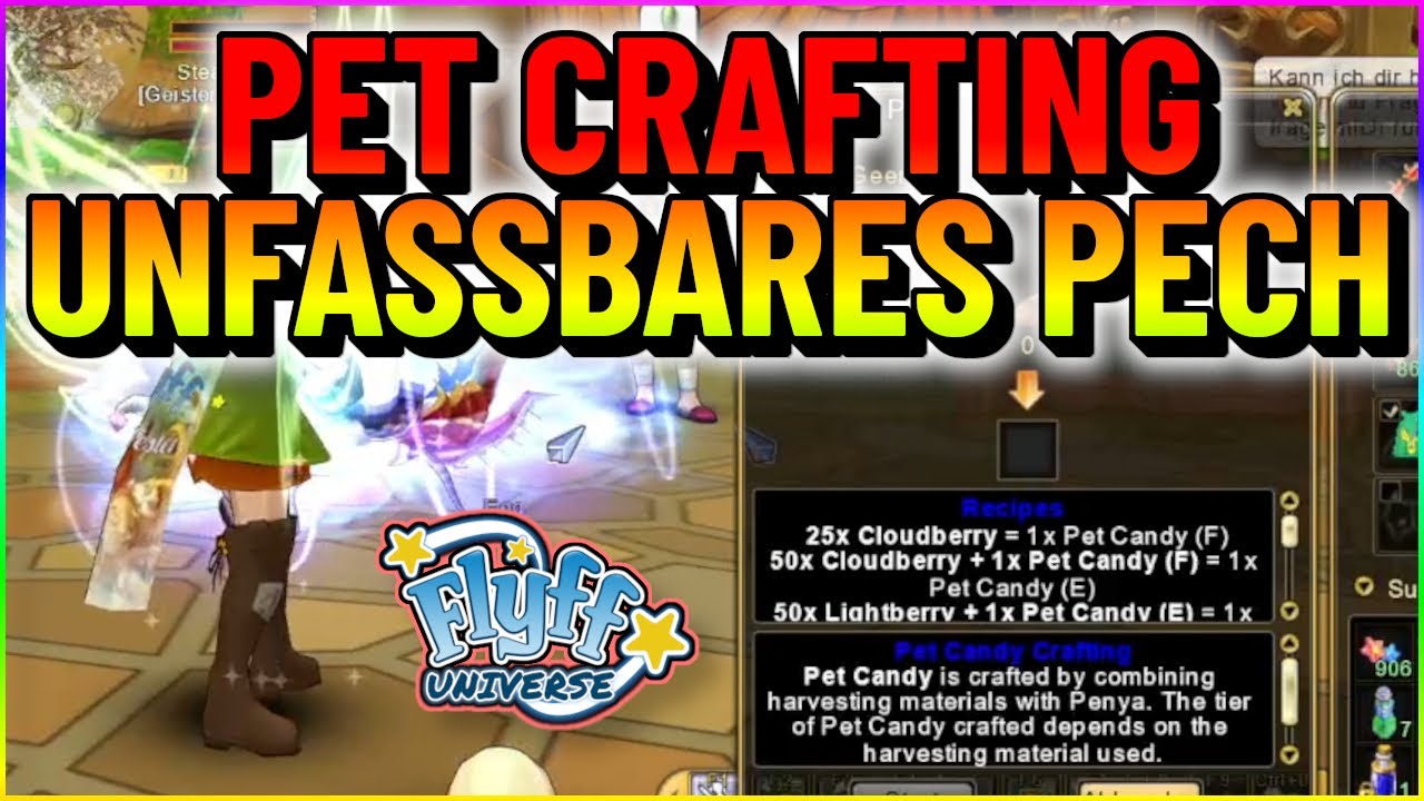 Flyff Universe Pet Crafting Unfassbares Pech! Wie viele Rerolls
