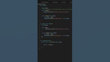 Java Constructors in Inheritance: Default vs. Parameterized #java #javatutorial #javaprogramming