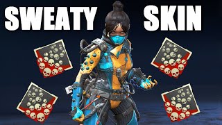 The NEW Sweaty Wraith Skin in Apex Legends