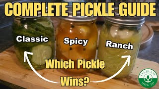 The ULTIMATE Pickle Guide: 3 Styles, 3 Recipes, Endless Crunch!