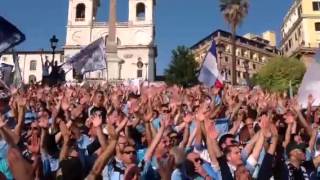 Piazza di Spagna - "A Roma c'è solo la Lazio!"