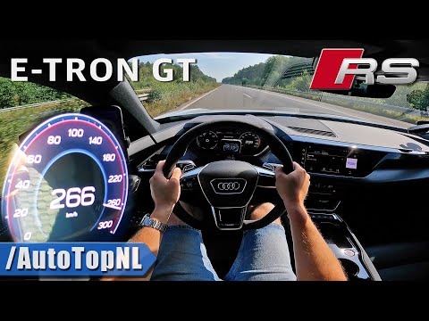 AUDI RS E-TRON GT | TOP SPEED on AUTOBAHN [NO SPEED LIMIT] by AutoTopNL