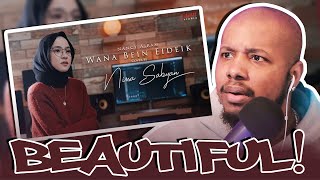 🇮🇩  Nancy Ajram - Wana Bein Eideik Cover by NISSA SABYAN REACTION